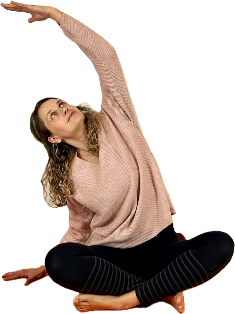 photo détourée étirement bras